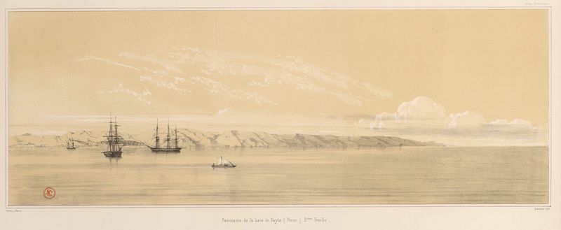 Panorama de la baie de Payta (Pérou.)